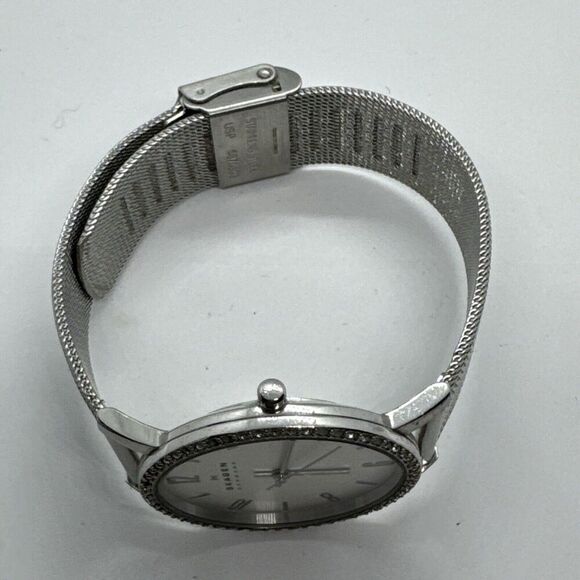 Skagen Denmark SKW2284 Women\'s Silver Stainless Steel Mesh Analog Watch AEA339 main image 4